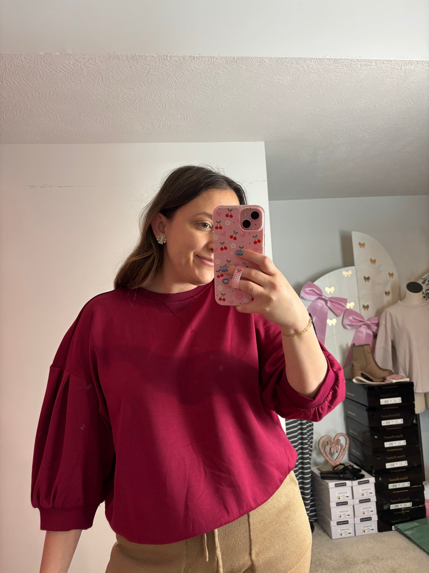 THE AMY ~ DOLMAN SLEEVE PULLOVER
