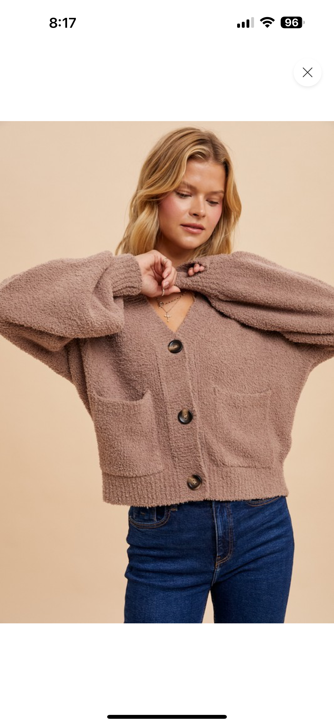 Brown Cozy Cardigan