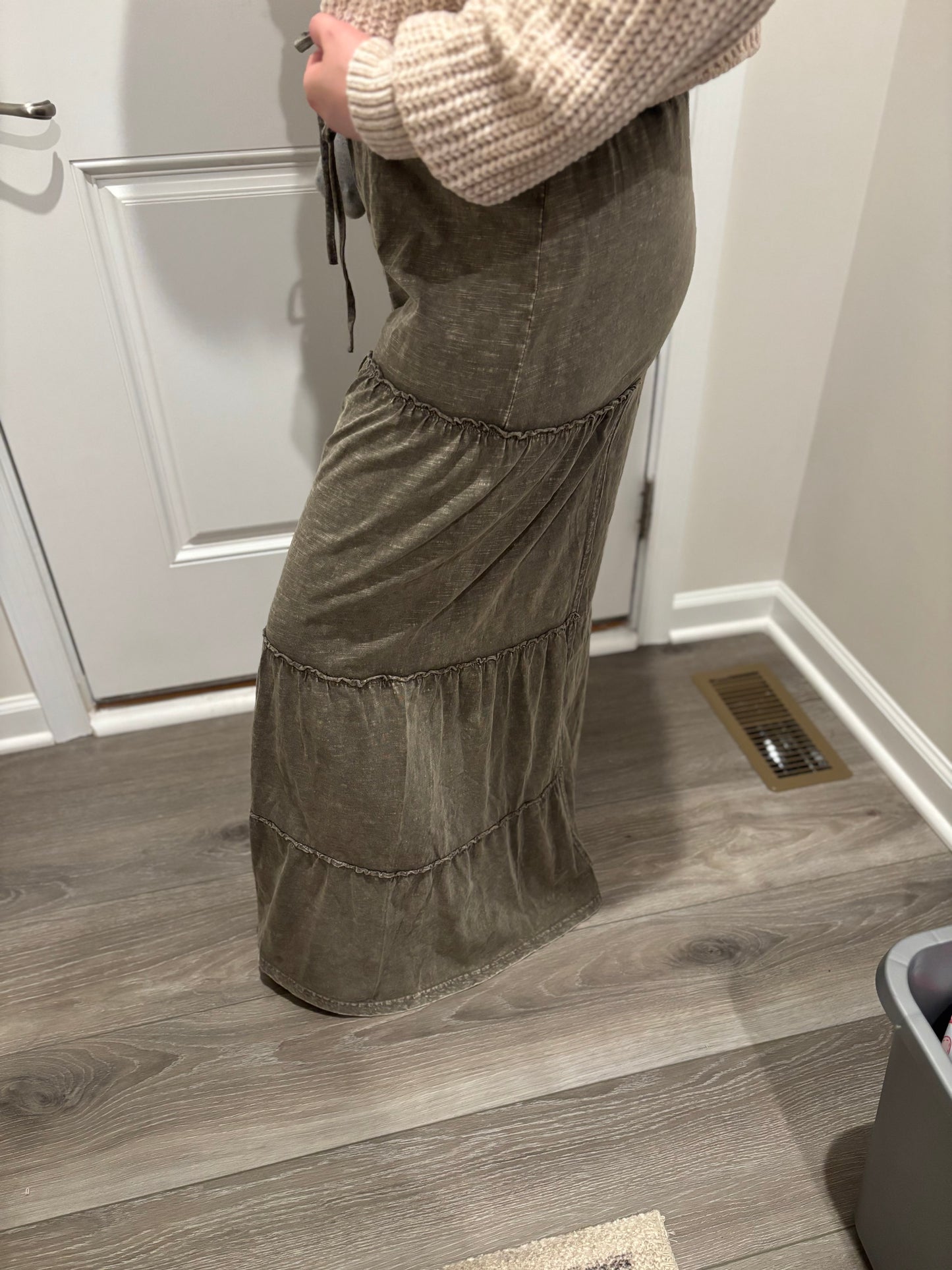 Tiered Wide Leg Pants