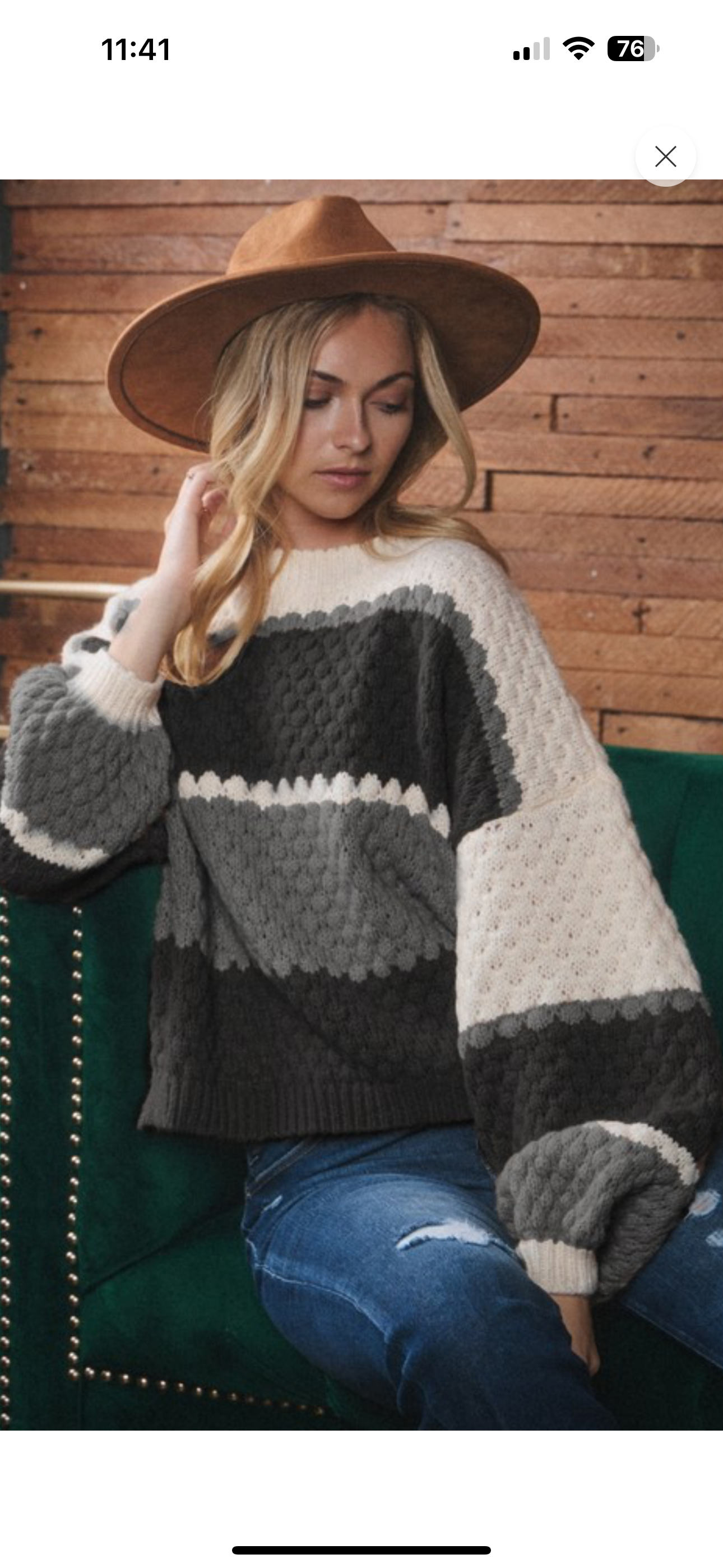 Color Block Sweater - PLUS