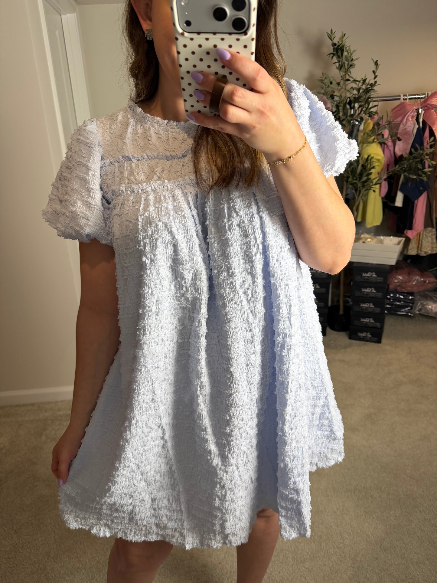 The Karen Baby Blue Dress