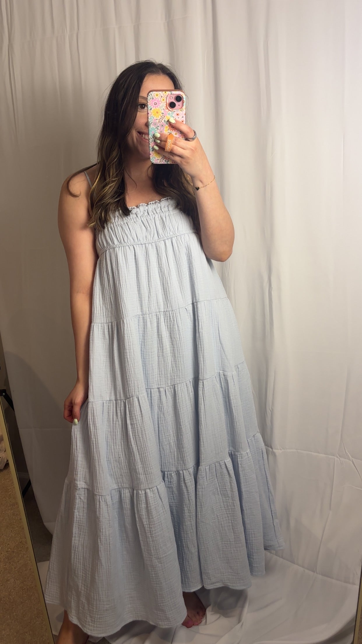 Baby Blue Maxi Dress