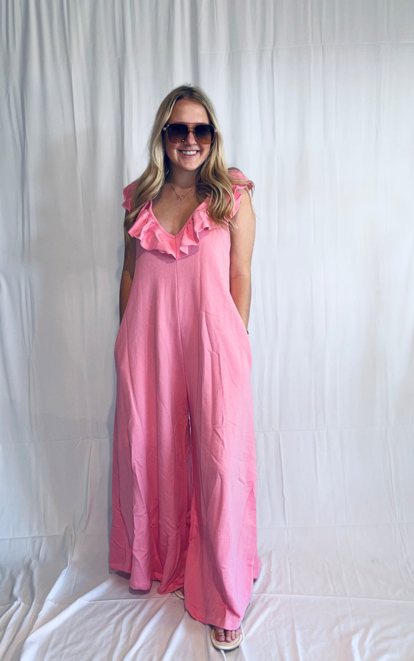 Pink French Terry Jumper