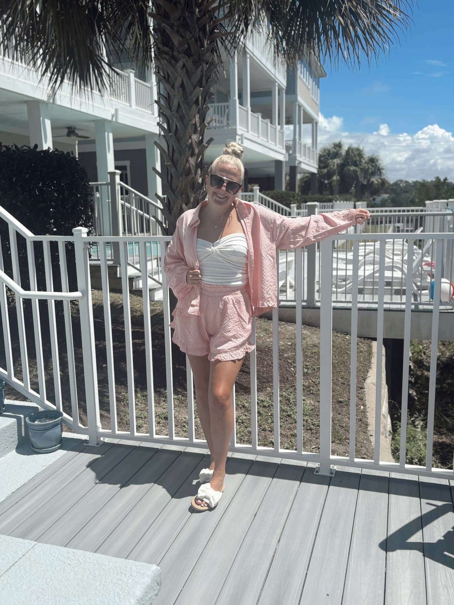 Pink Sands Striped Set