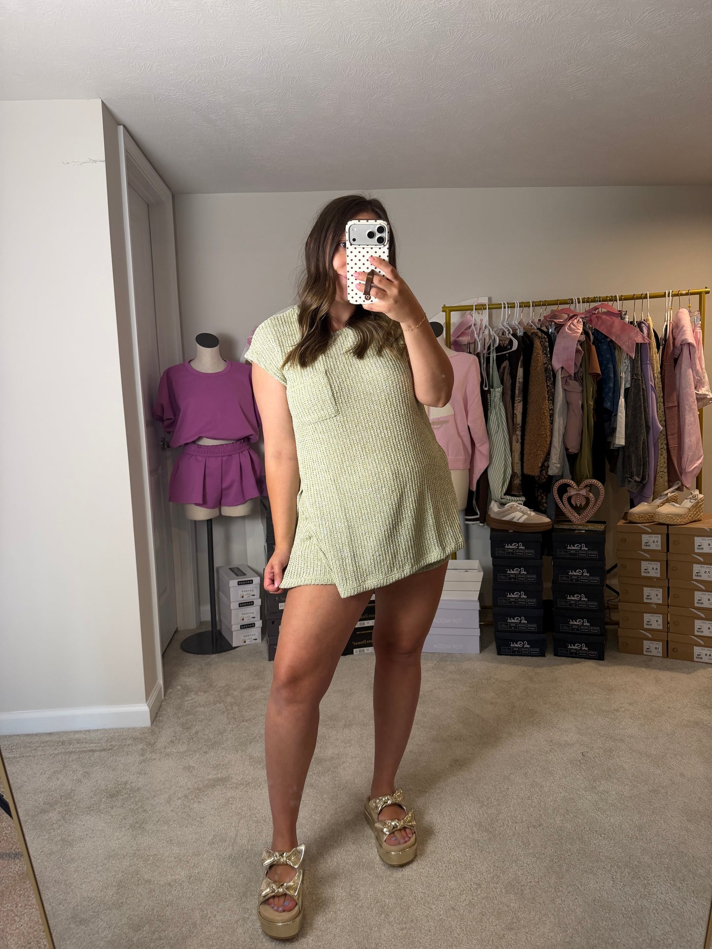 Sage Knit Set