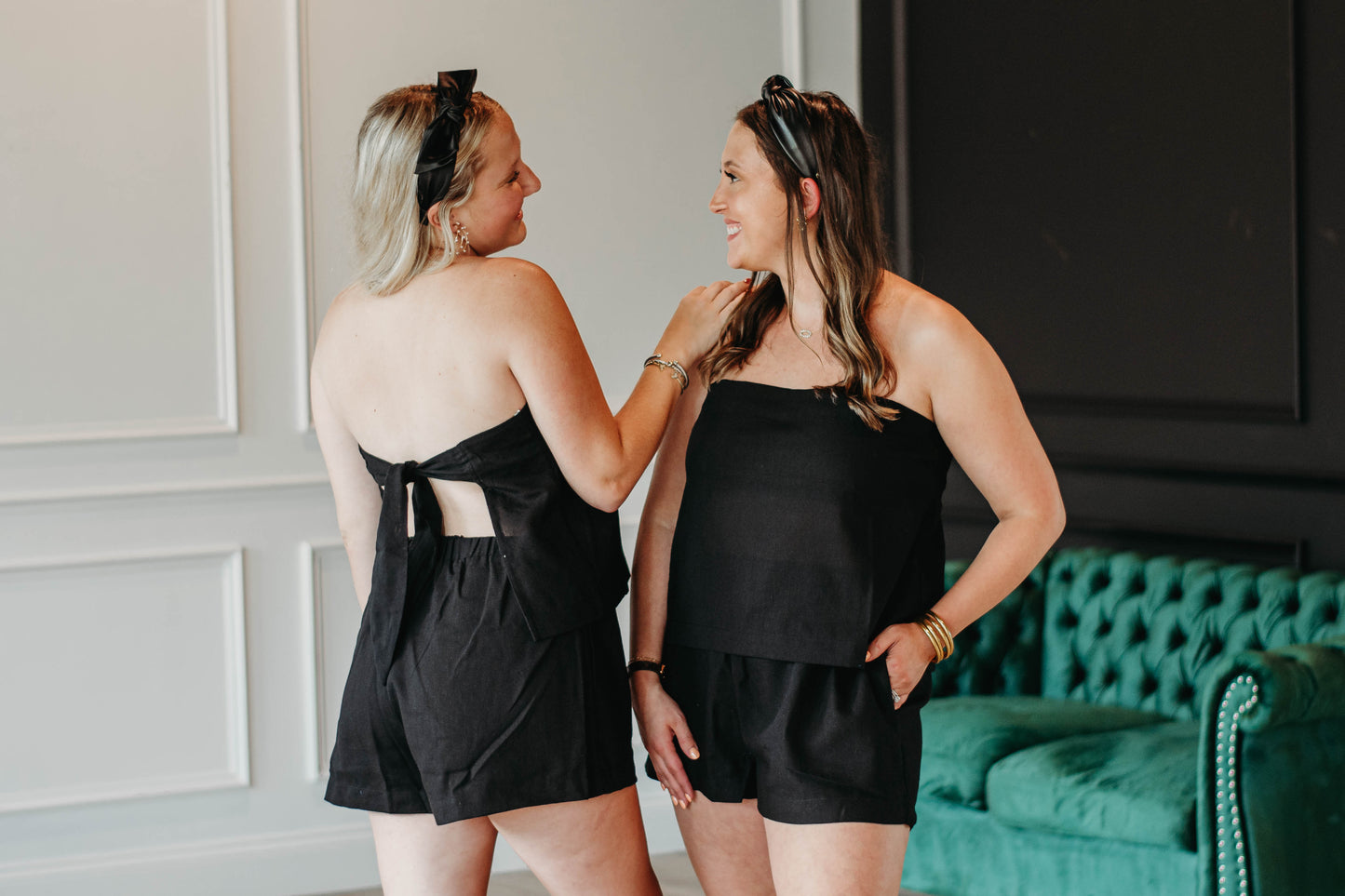 Linen Tube Top Set