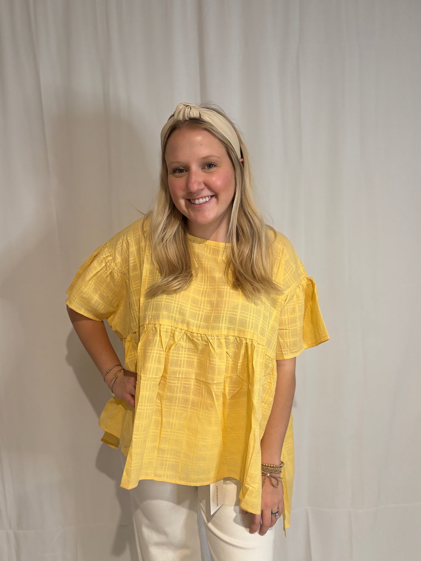 Sunny Peplum Blouse