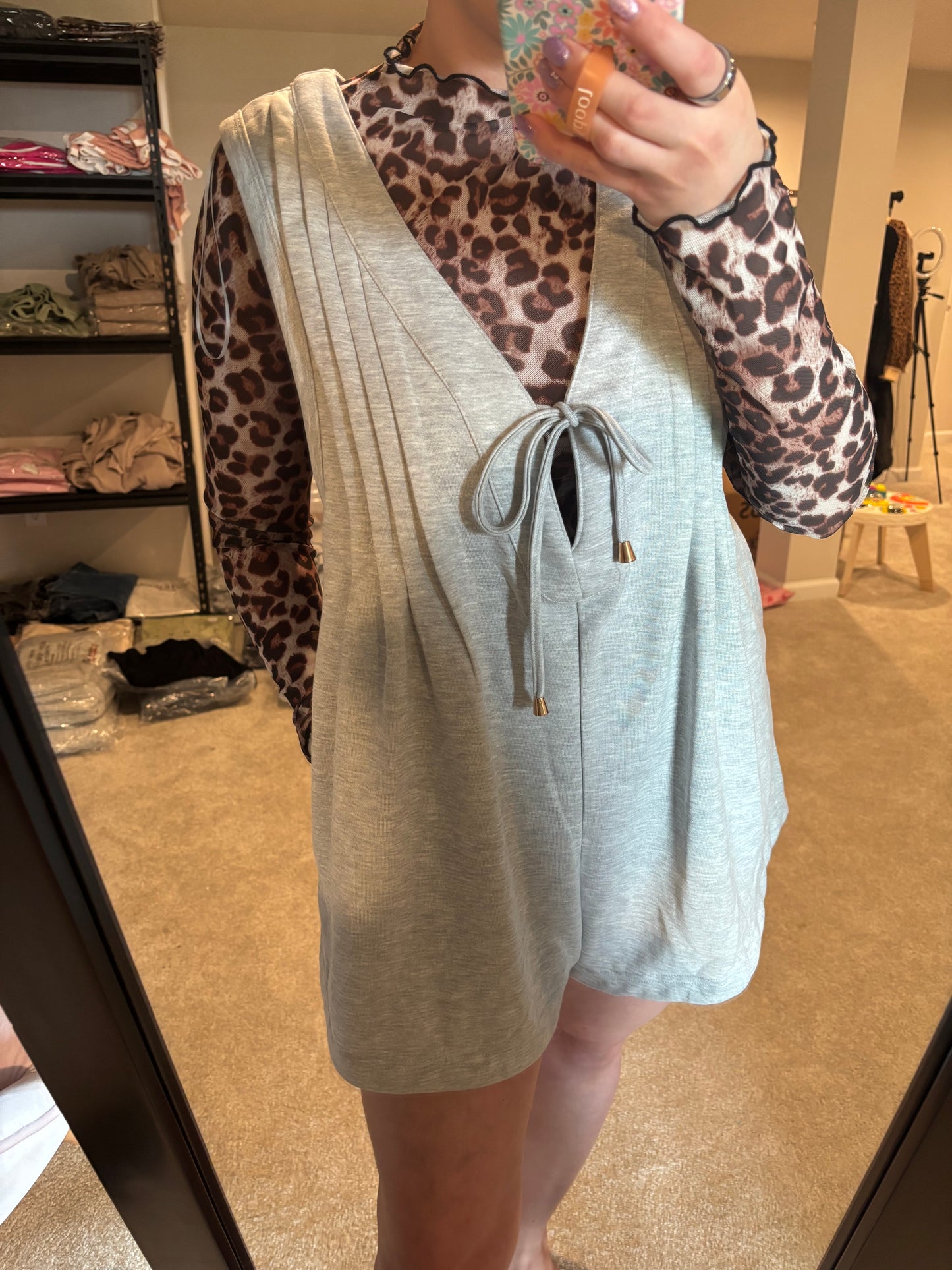 Comfy Pleated Romper