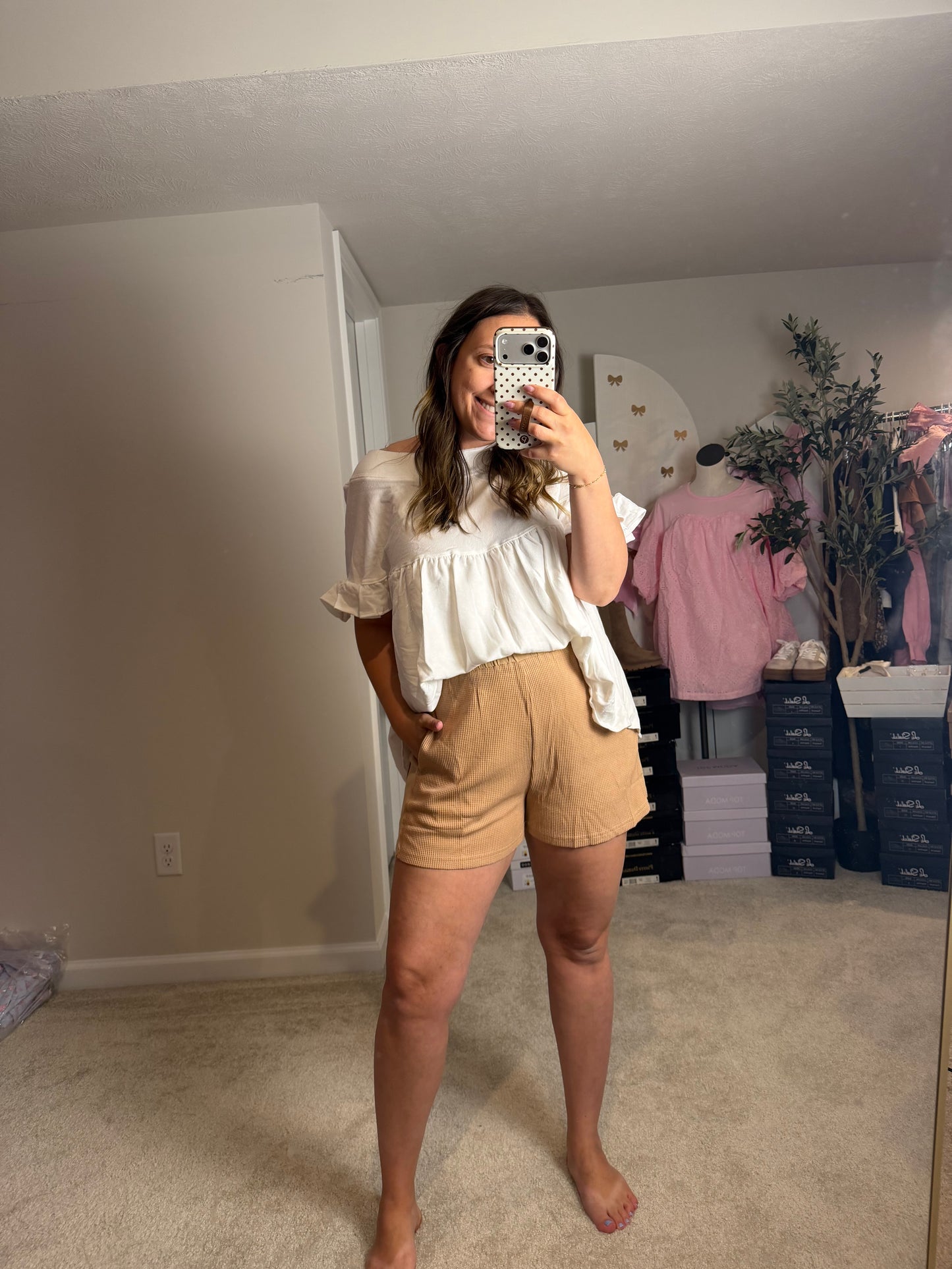 WAFFLE LOUNGE SHORTS - 2 COLORS
