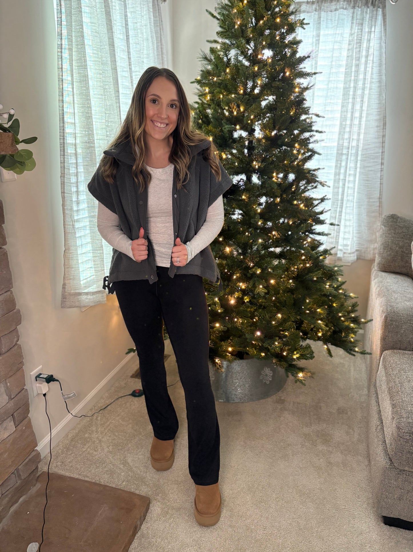 Oversized Fleece Vest