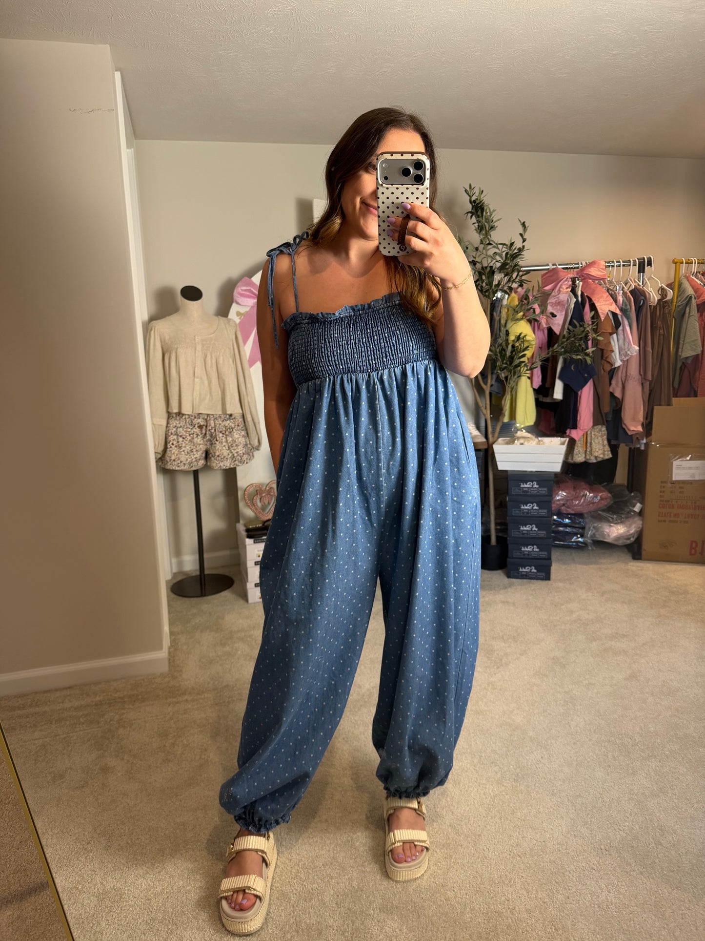 The Carrie Polka Dot Jumper