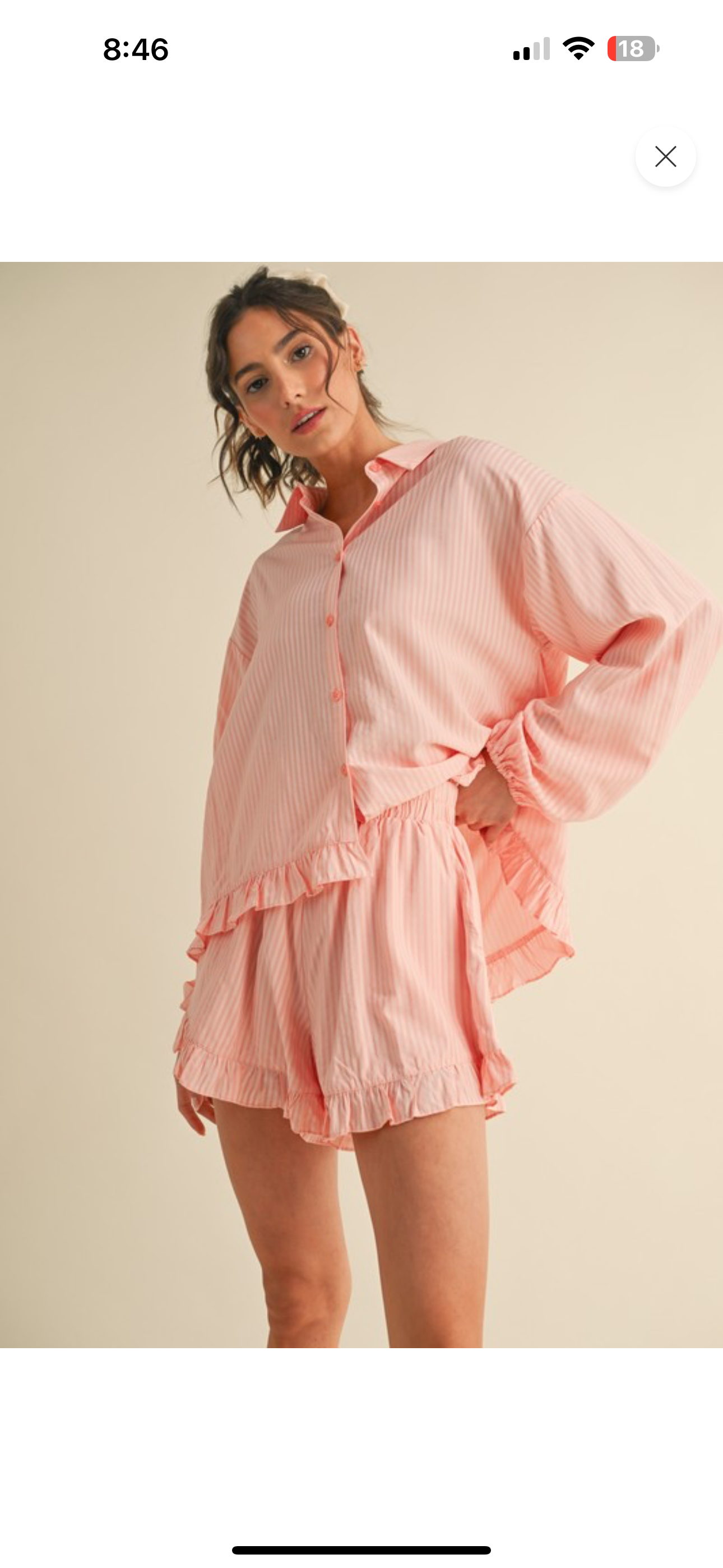 Pink Sands Striped Set