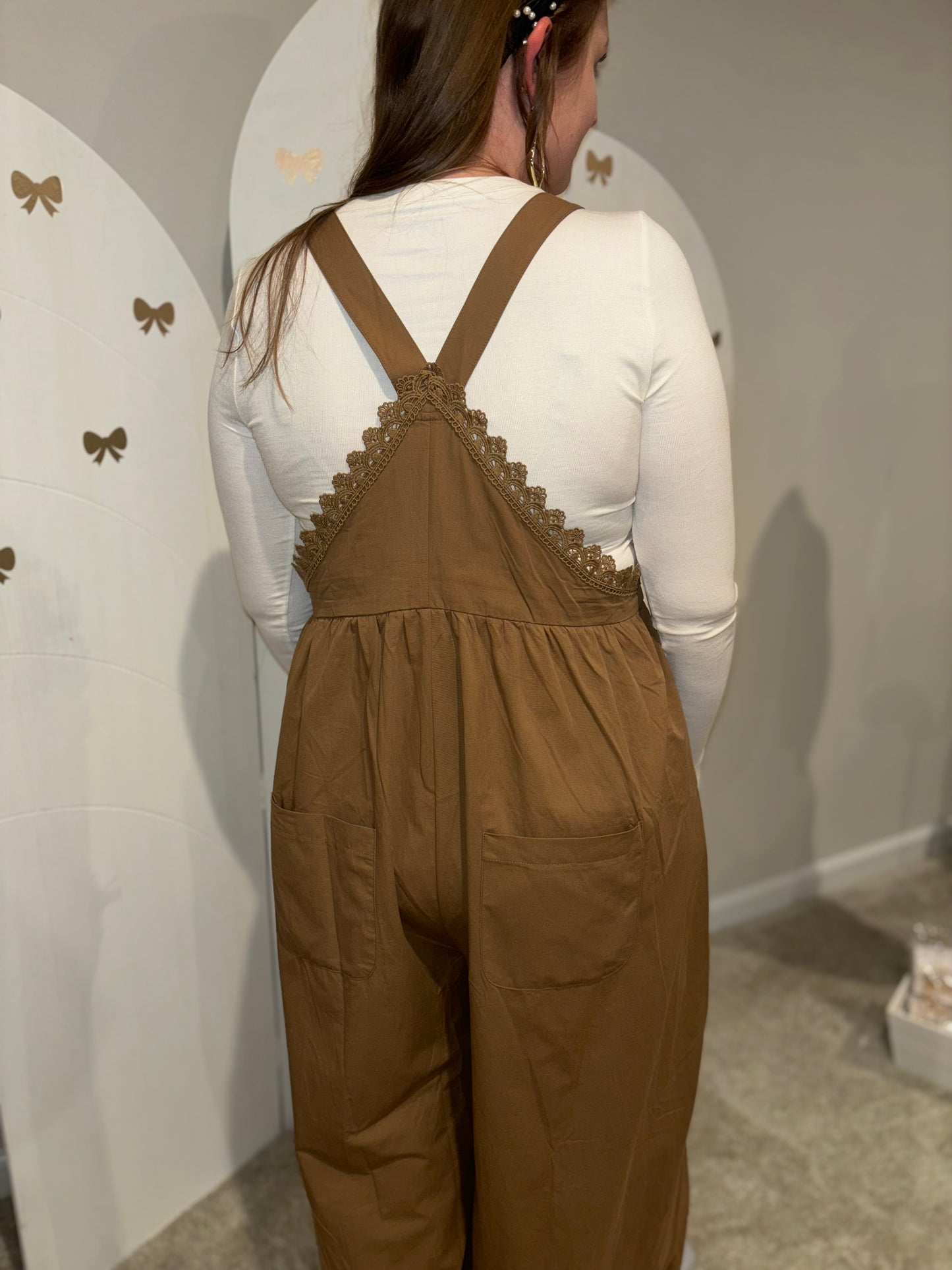 Brown Lace Jumper
