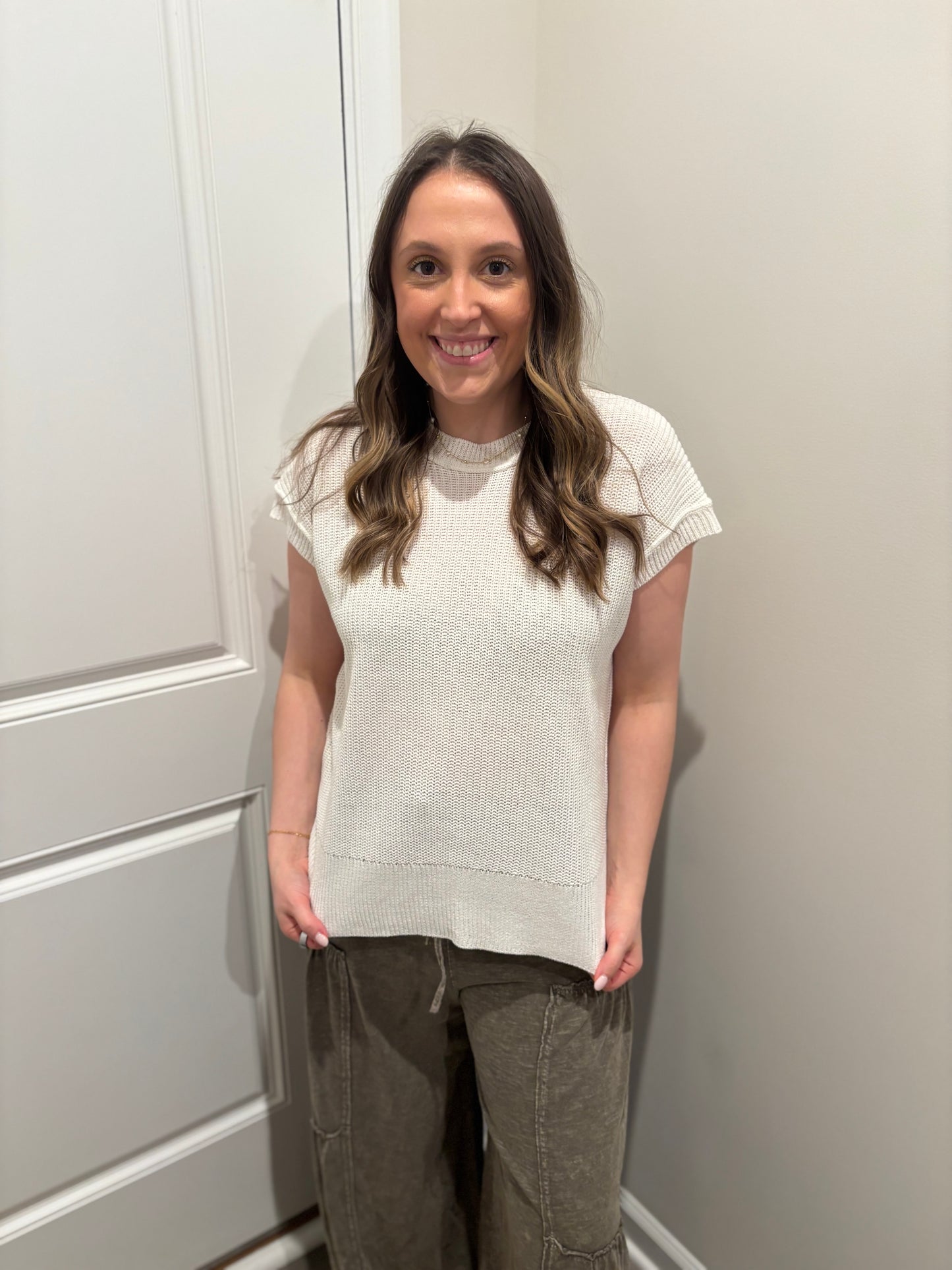 Oversized Sweater Vest