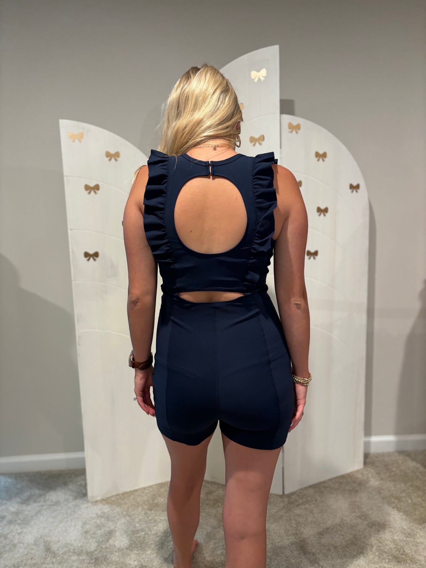 Brandi Ruffle Active Romper