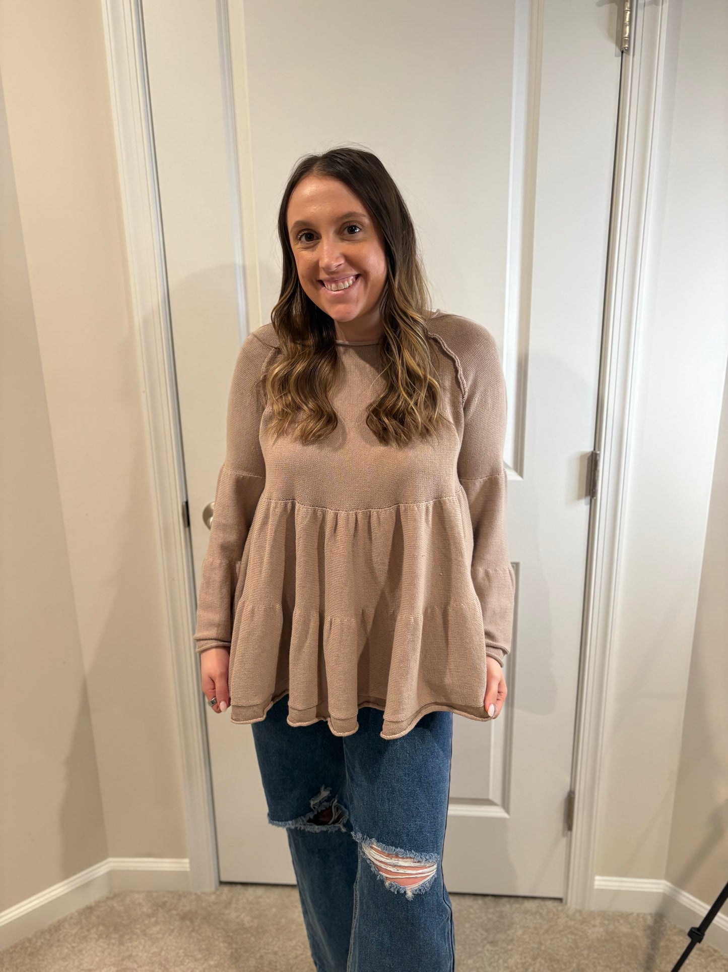 Tiered Baby Doll Top