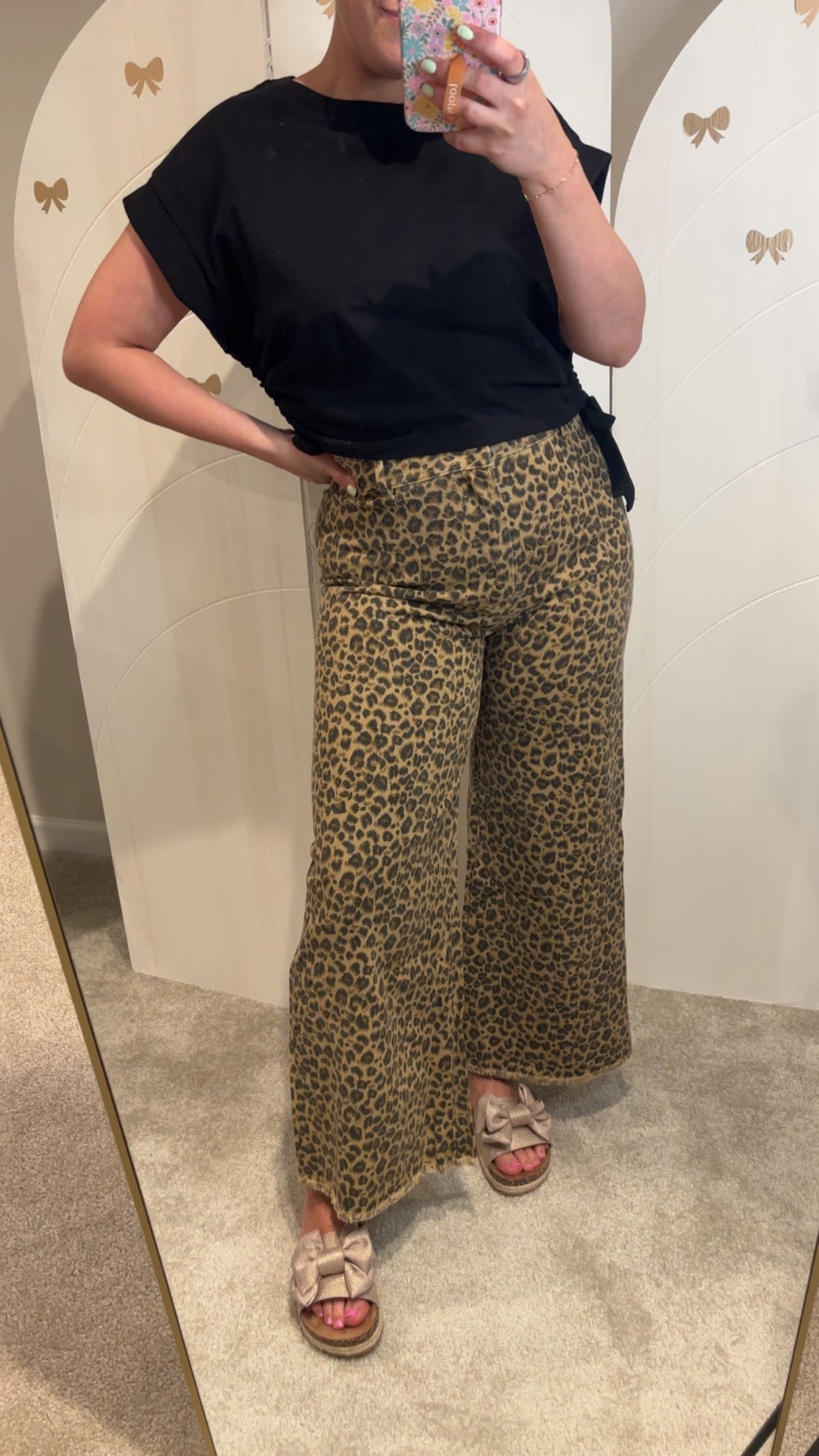 Lisa Leopard Denim