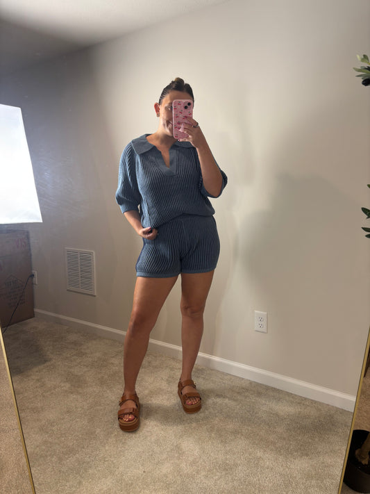 Blueberry Sweater Set