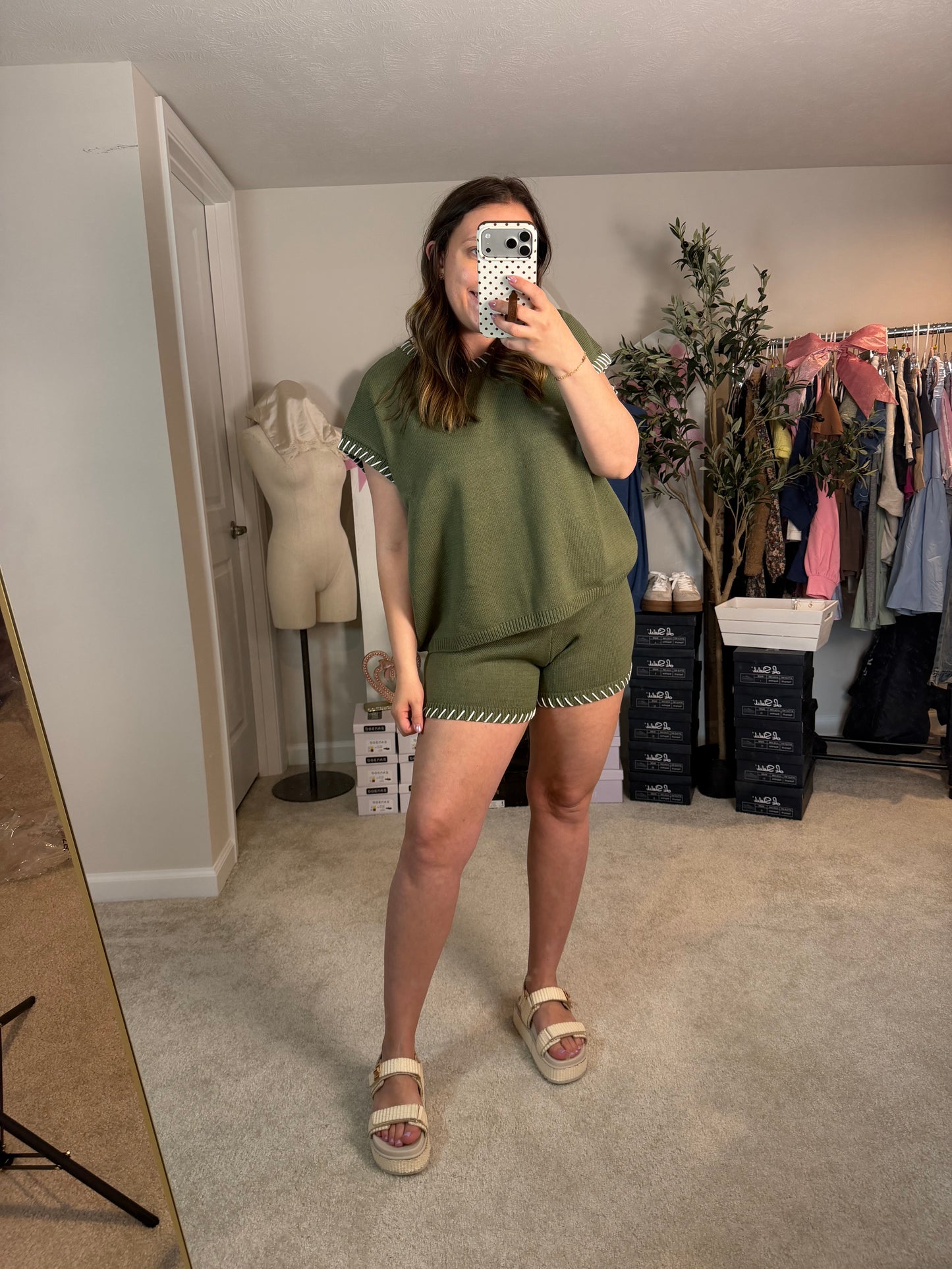 THE STITCHED SWEATER SETS (2 COLORS)