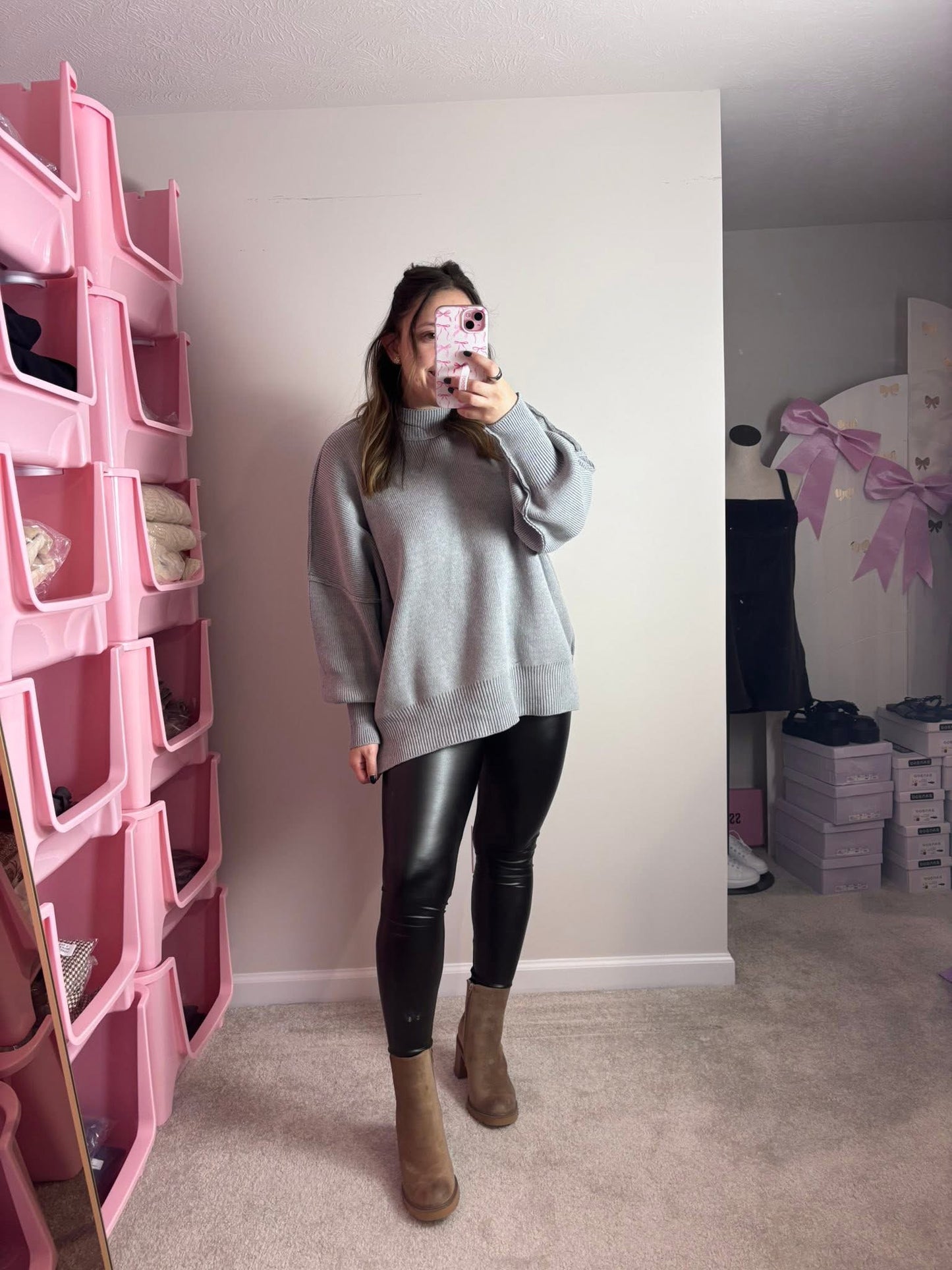 THE KAIT ~ LEATHER LEGGINGS (2 COLORS)