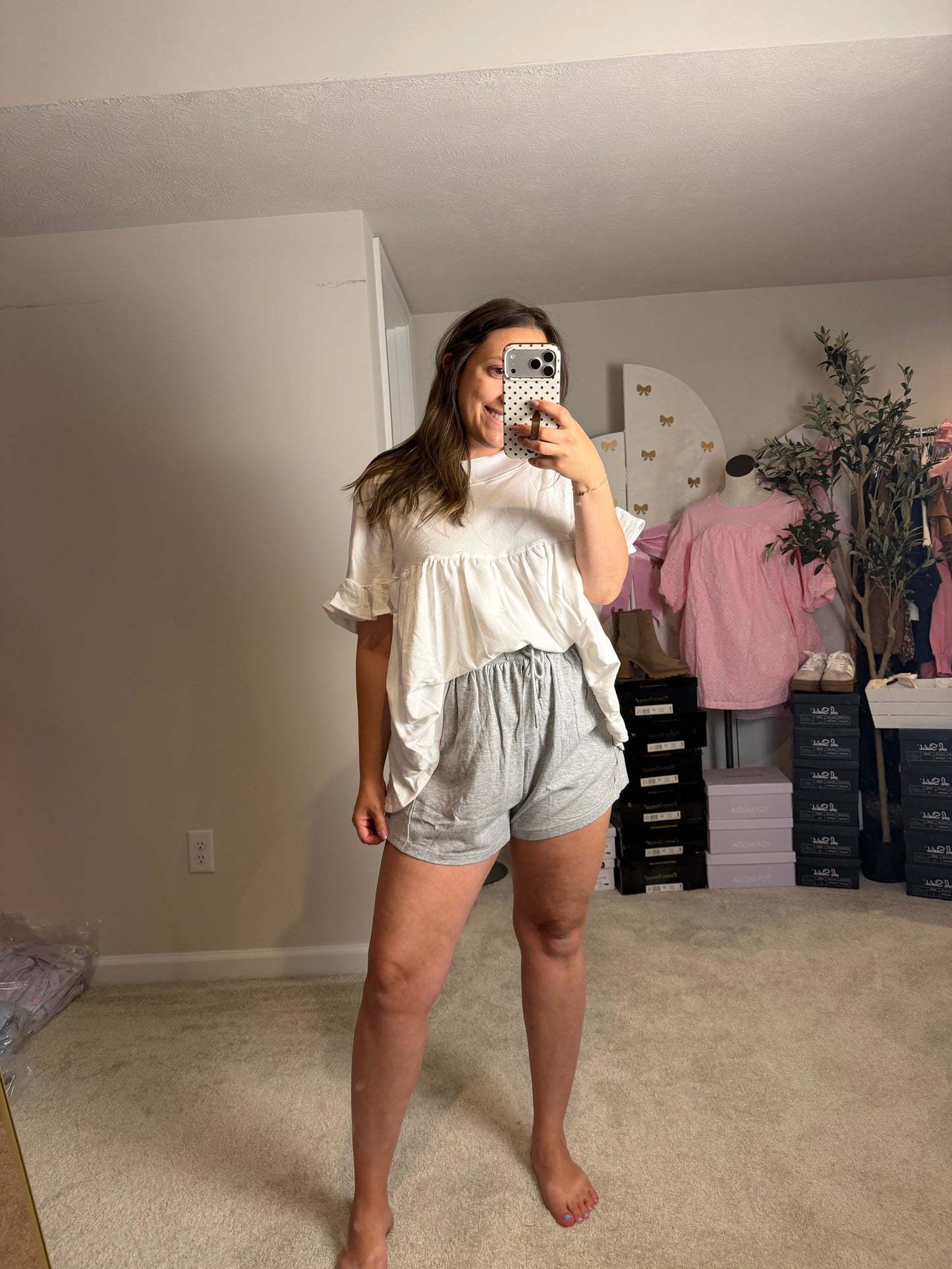 MINERAL WASH BAGGY SHORTS - 2 COLORS