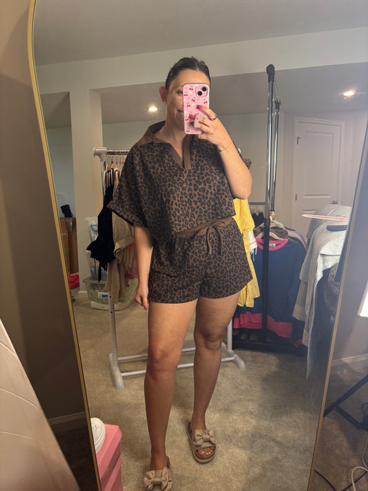 Cheetah Girl Lounge Set