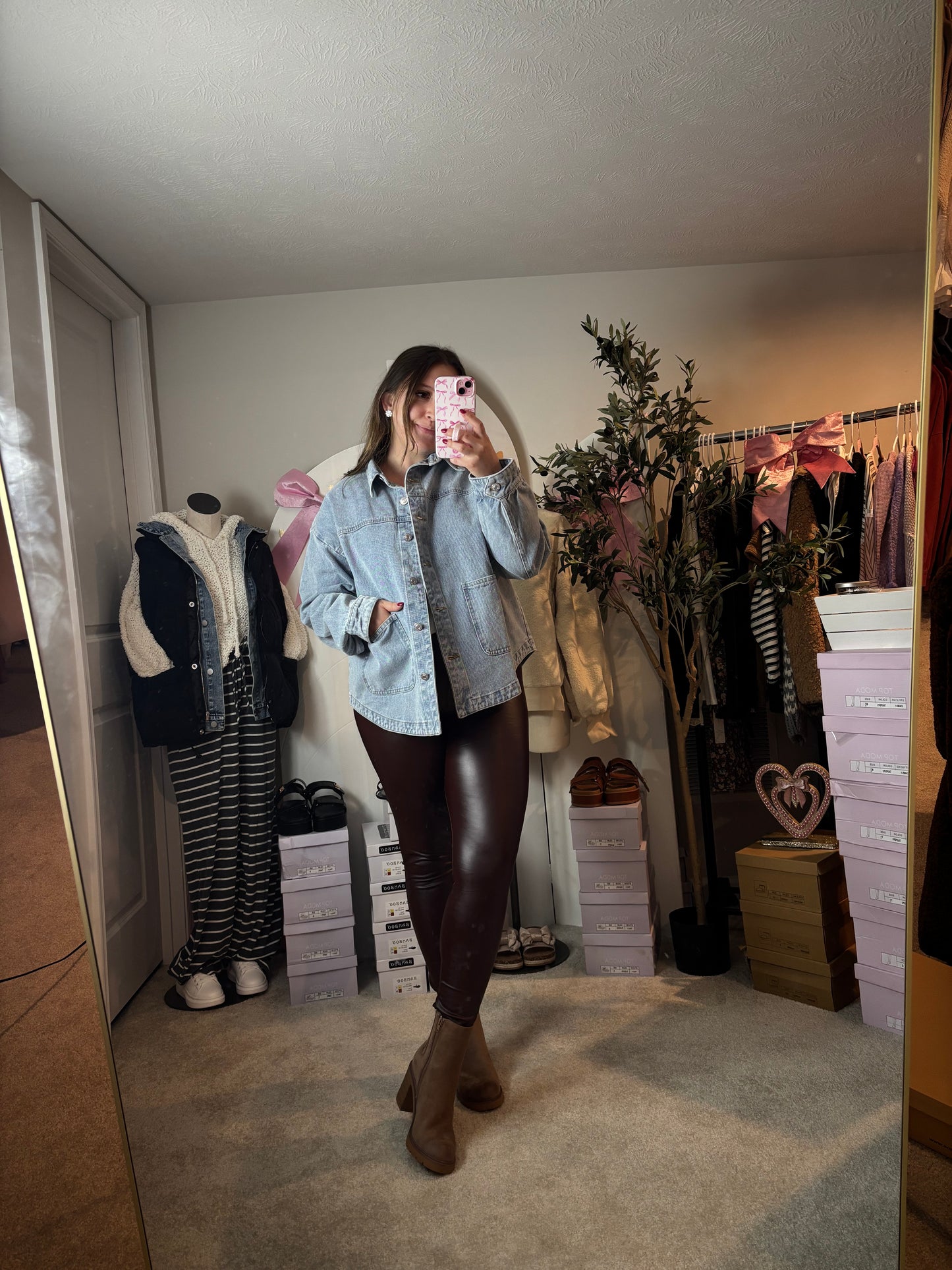 THE KAIT ~ LEATHER LEGGINGS (2 COLORS)