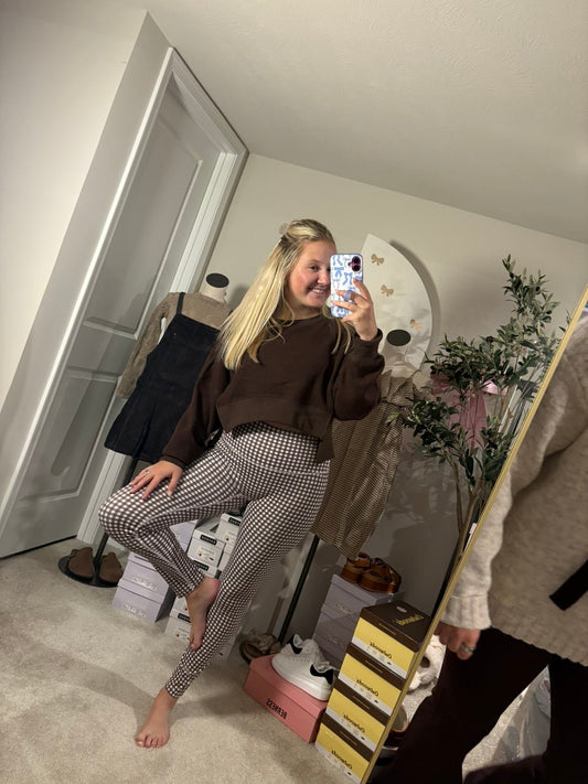 Cozy Waffle Knit Cropped Crew - 3 COLORS