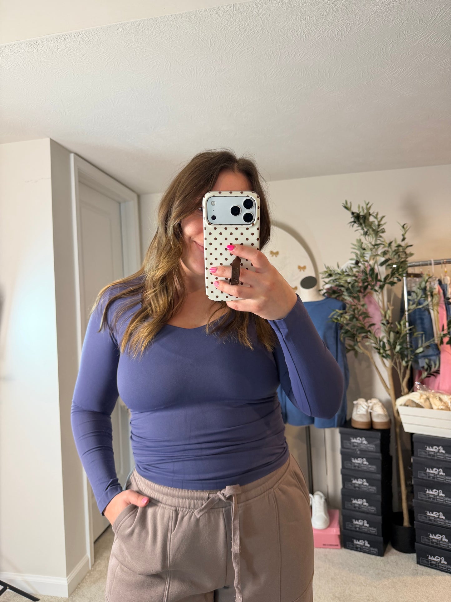 Long Sleeve Sculpting Tops (2 COLORS)