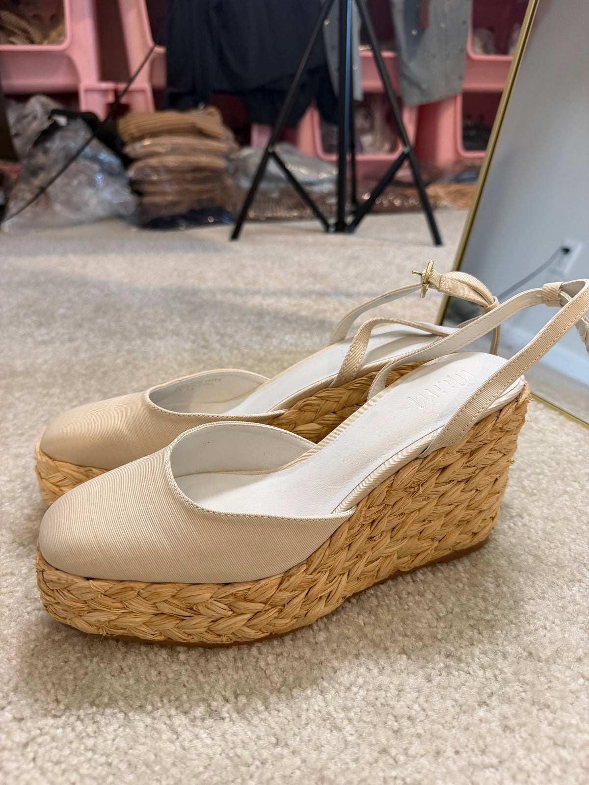 Taupe Wedges