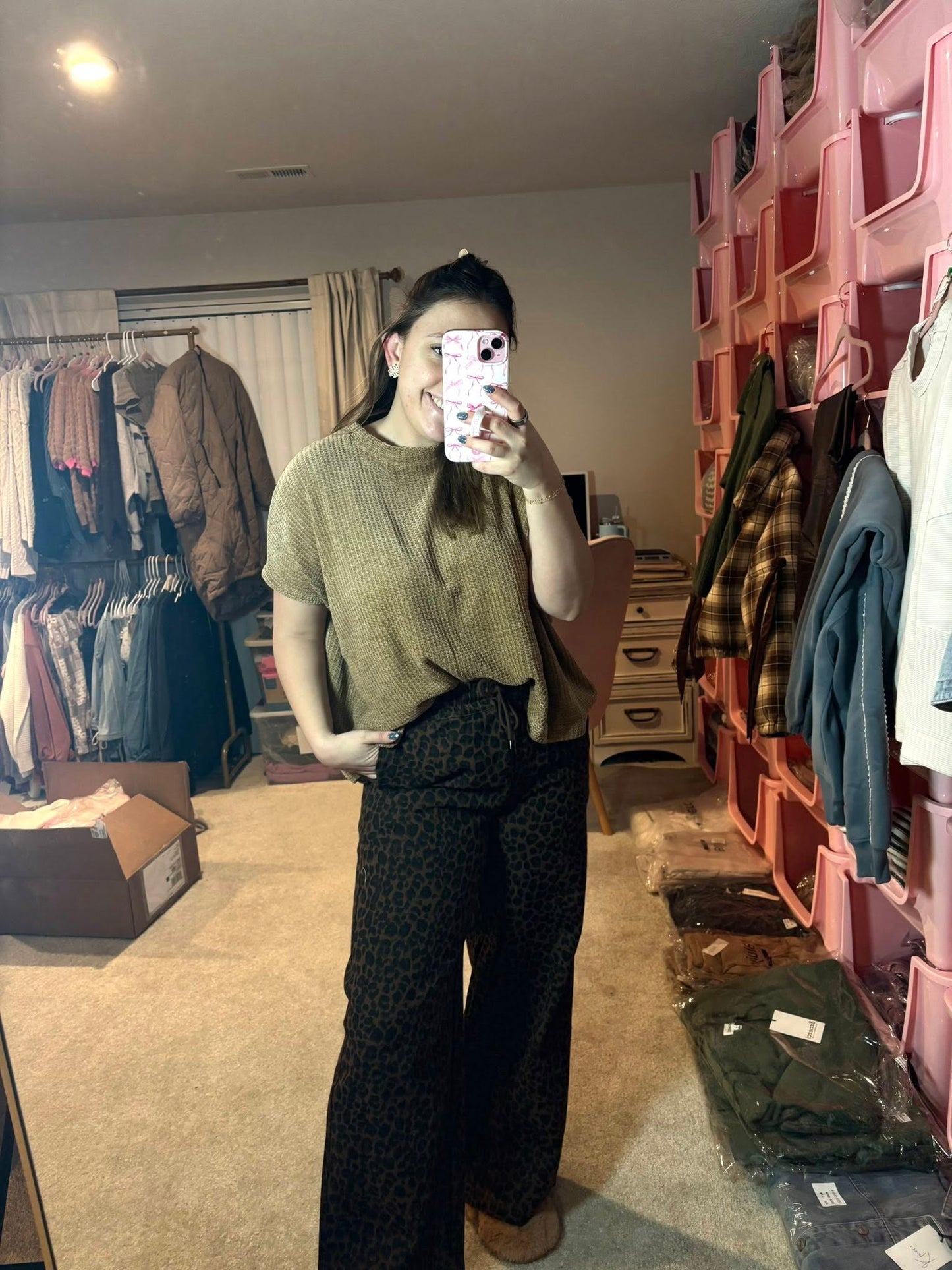 Chenille Waffle Cap Sleeve Sweater - 2 COLORS