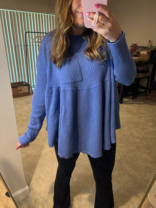 Royal Blue Tunic Top