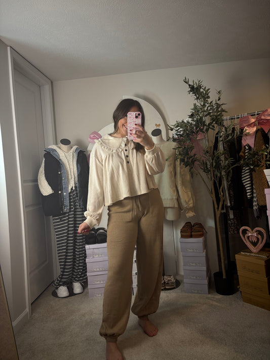 THE KENZIE ~ RELAXED KNIT SWEATER JOGGERS