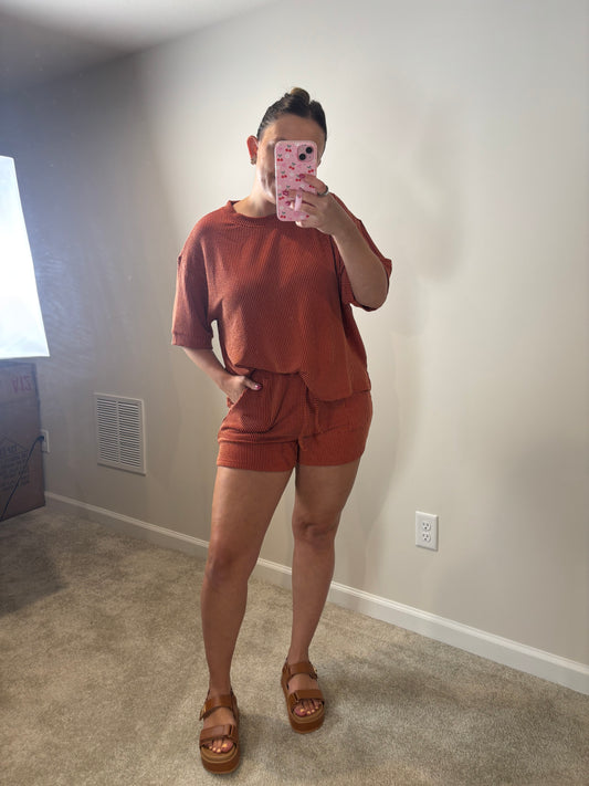 Rust Brooke Set