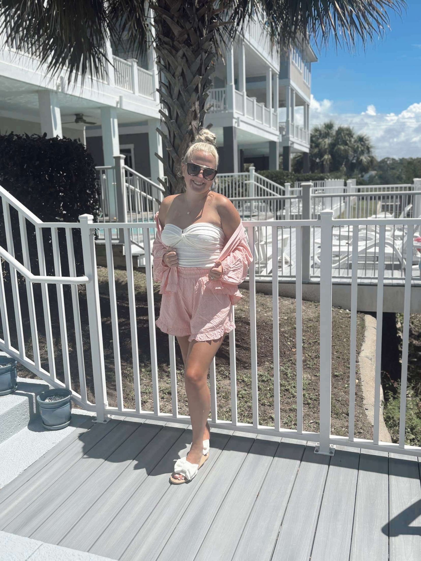 Pink Sands Striped Set