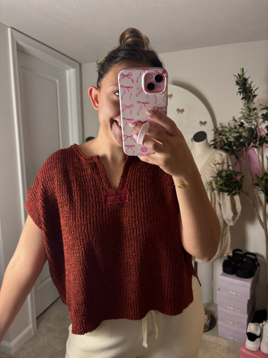 Courtney Sweater - Rust