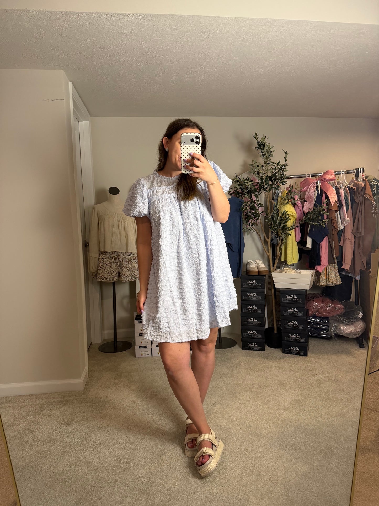 The Karen Baby Blue Dress