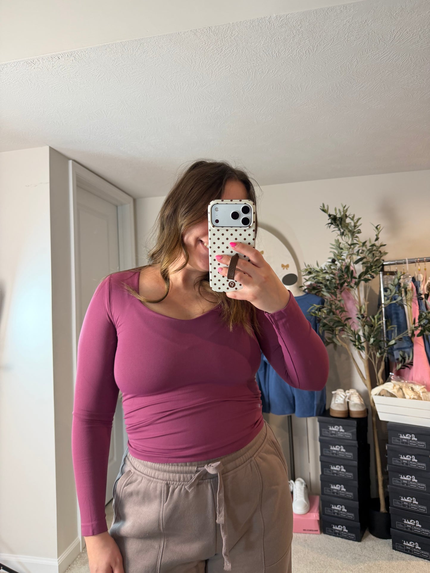 Long Sleeve Sculpting Tops (2 COLORS)