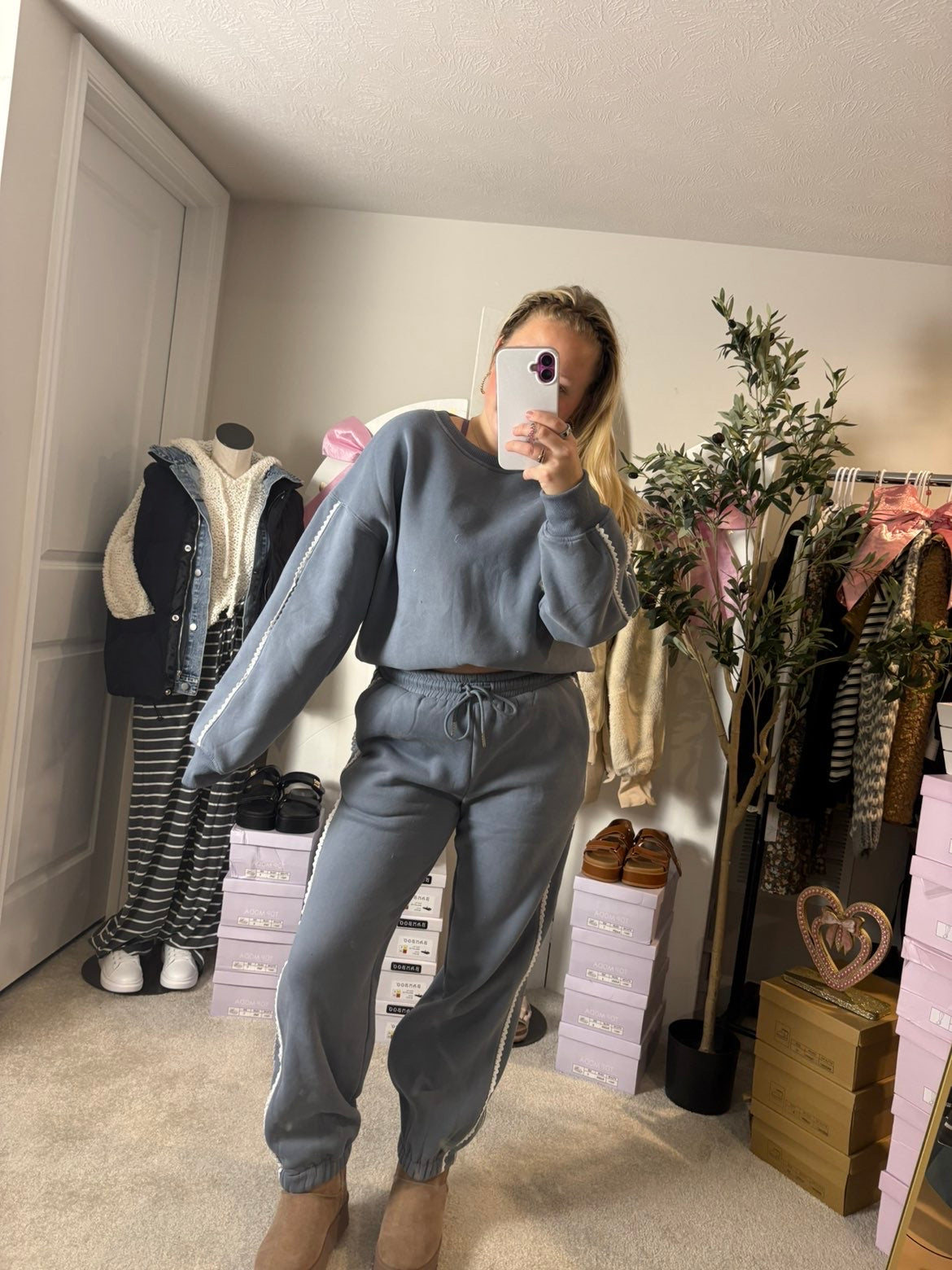 THE ALEXIS ~ WINTER DAYS FLEECE SET