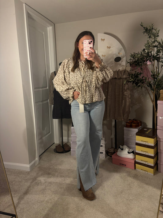 Split Leg Stretch Denim