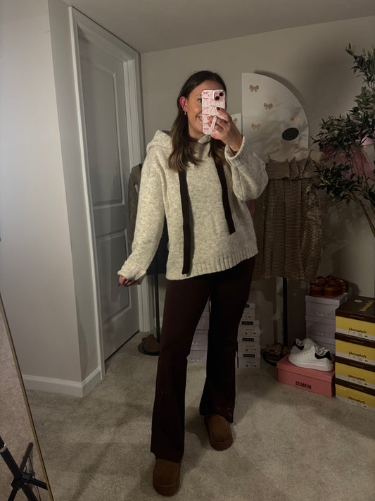 Drawstring Sweater Hoodie