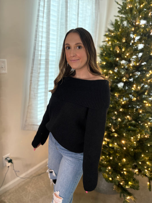 Off The Shoulder Sweater