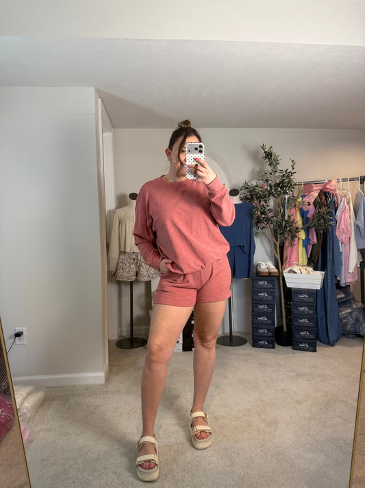 THE ANNA ~ WINTER ROSE SLUB SET