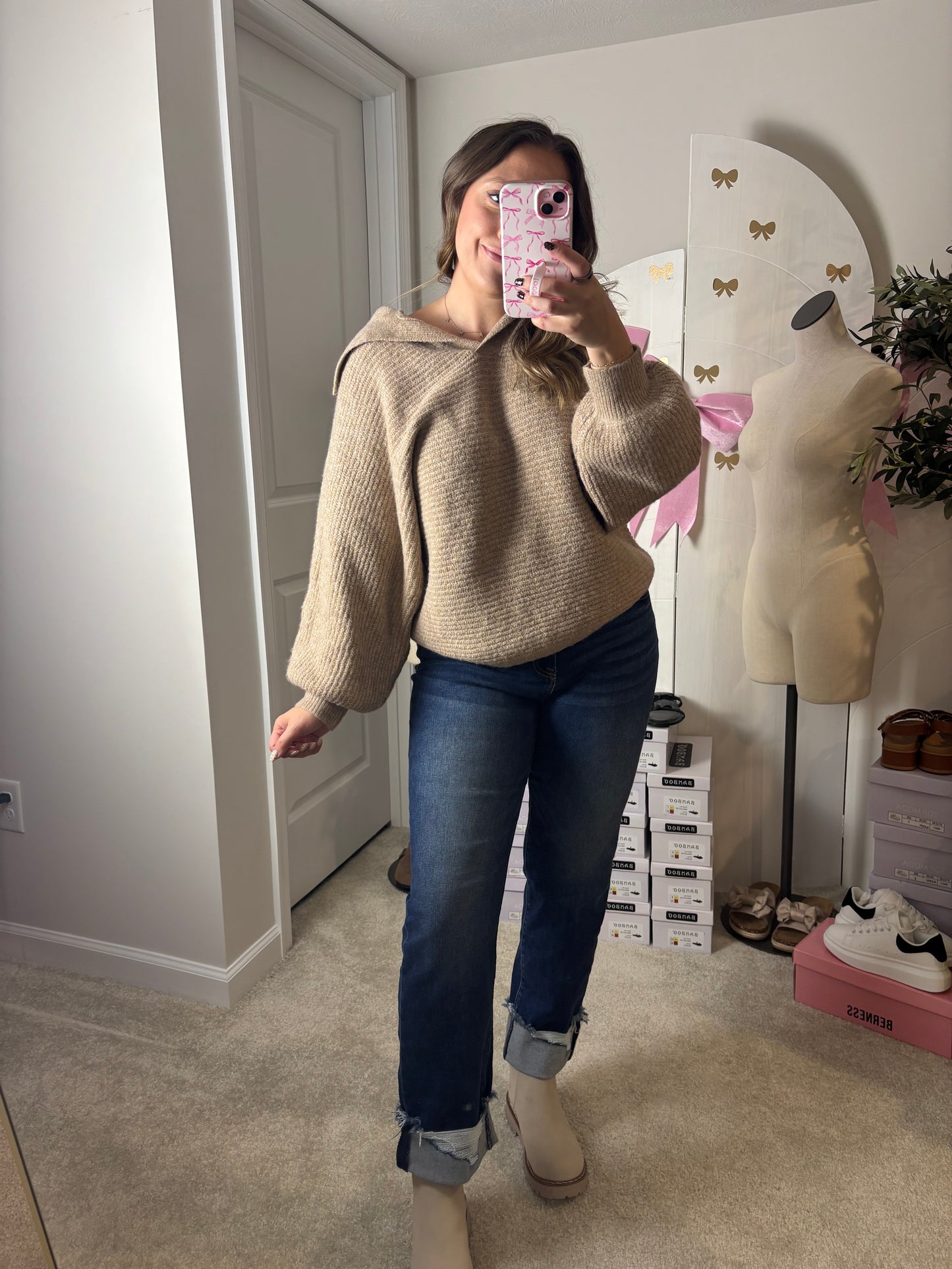 Collared Hacci Sweater