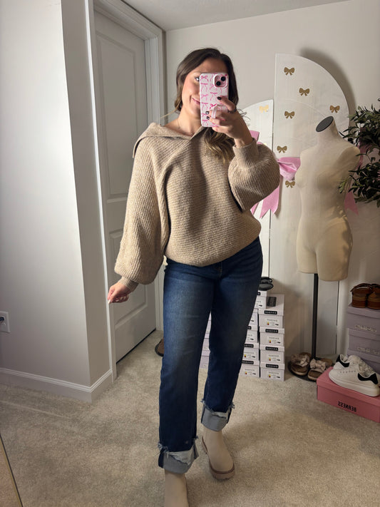 Collared Hacci Sweater