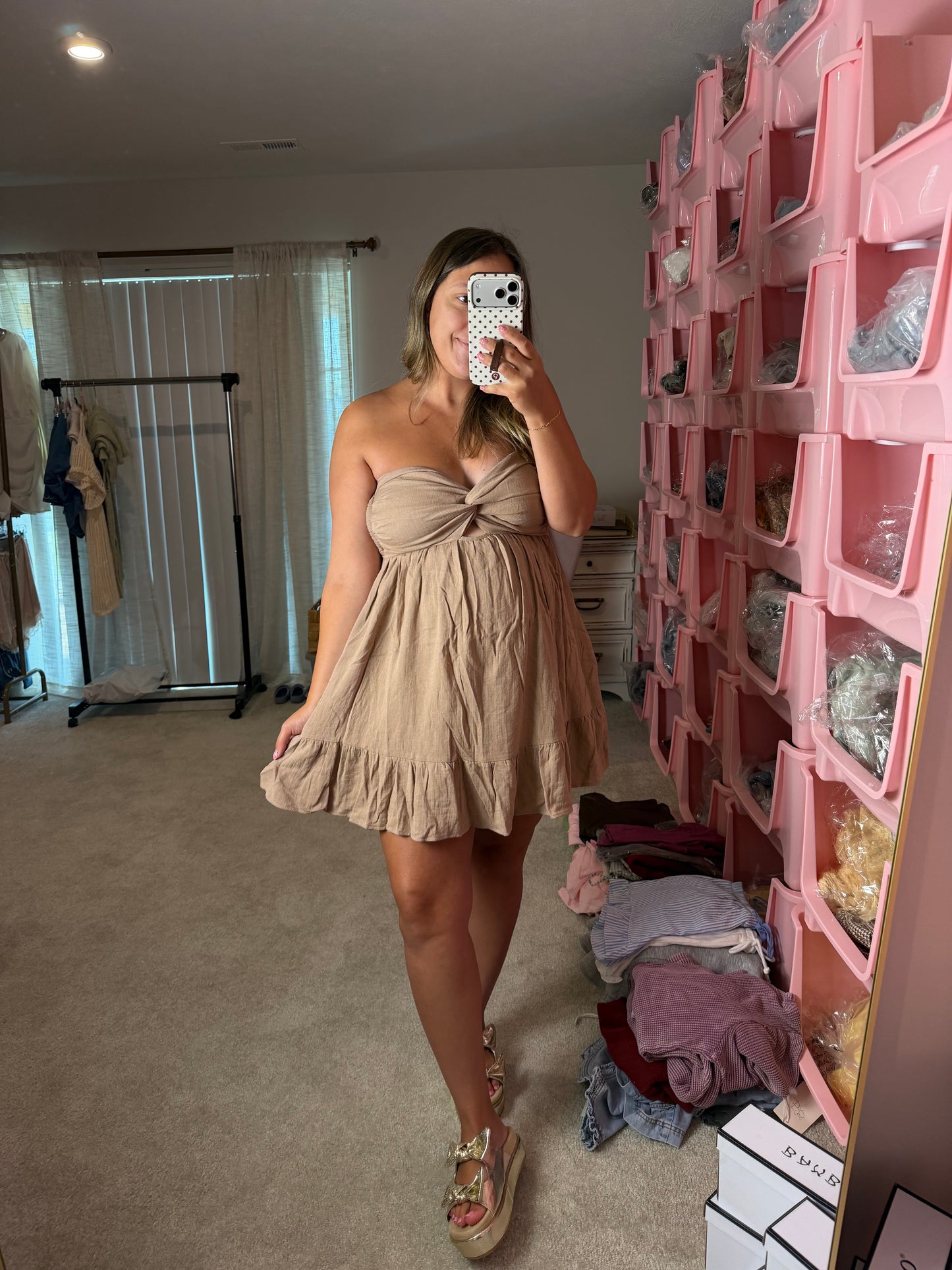 Tube Top Twist Romper