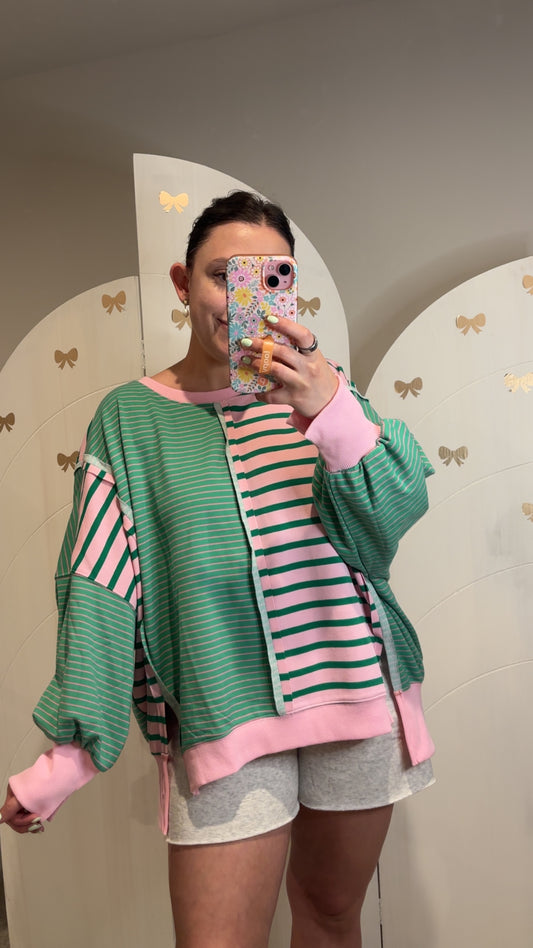 Kim Striped Pullover