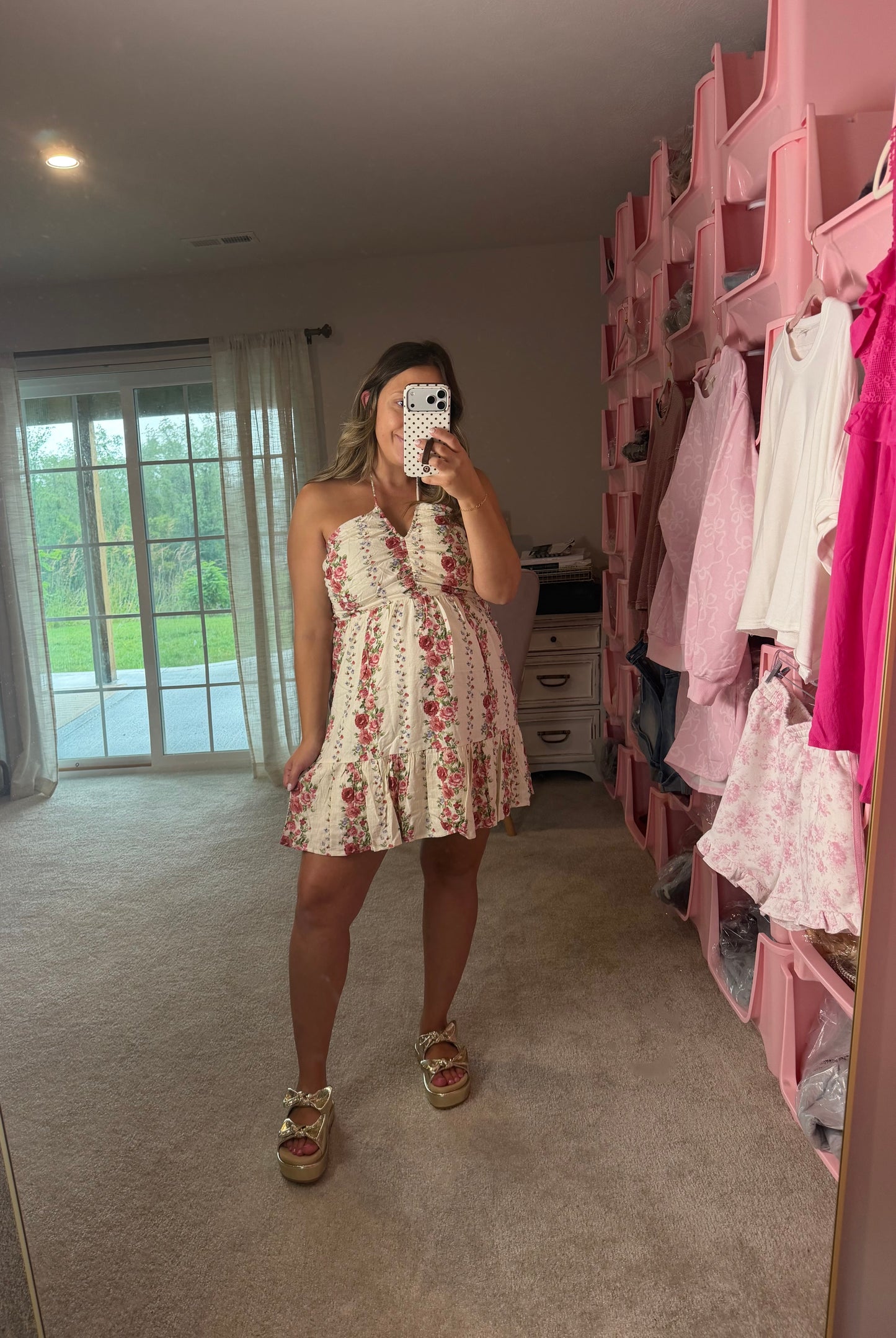 Floral Halter Dress
