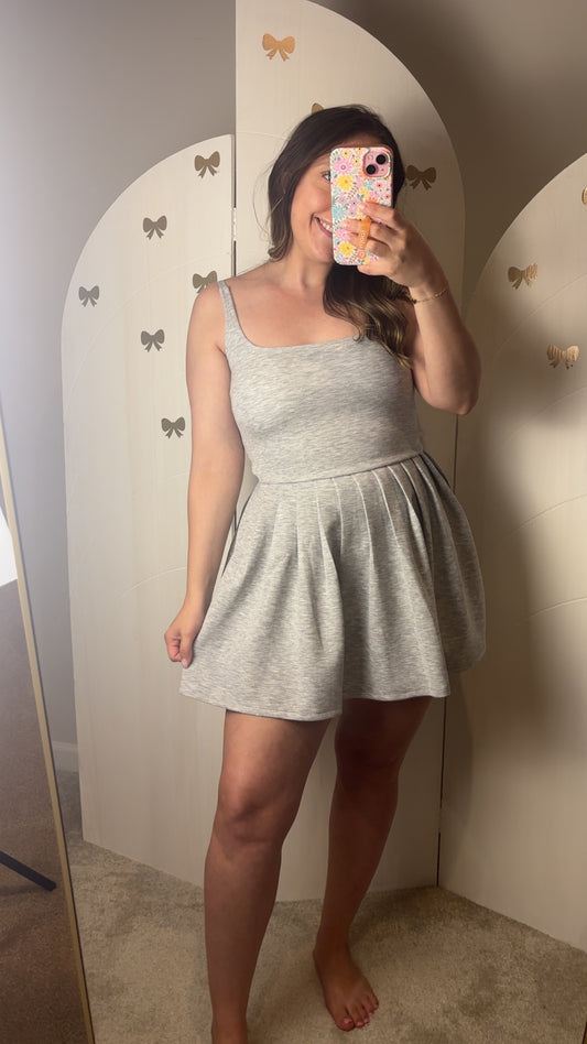 Scuba Pleated Active Dress