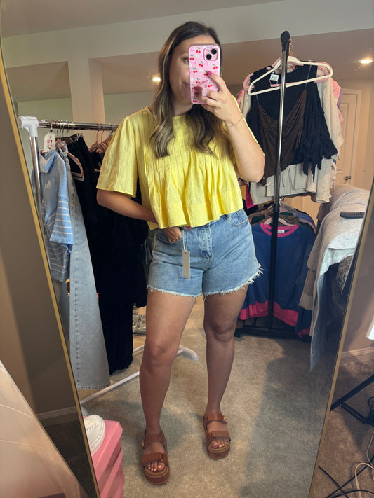Sunny Dreams Peplum Top